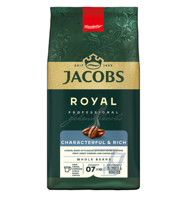 Kaffee Royal 4024339, 1kg, ganze Bohnen im Vakuumbeutel