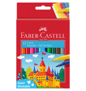 554201 Castle Filzstifte Faserschreiber Etui sortiert