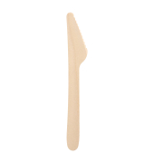 Messer Holz Pure 16,5cm 100ST braun