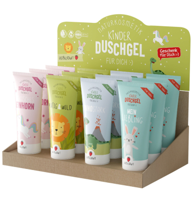 Duschgel 111380 Kleine Lieblinge, Erdbeere, 12x200 ml, Tube