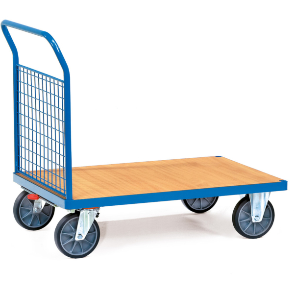 4017976015101 - Fetra - Multivario Stirnwandwagen in Buchendekor mit Drahtgitter 850x500mm Ladefläche