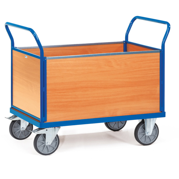 4017976025537 - Fetra Multivario Vierwandwagen mit Buchendekor 1200x800mm Ladefläche Baukasten-System