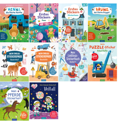 Besch&auml;ftigungsbuch 10Titel 10ST sort.