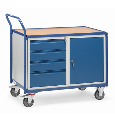 Tischwagen 4Schubladen +Schrank 1000x600mm