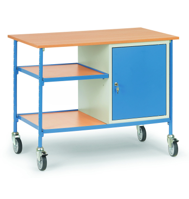 Rolltisch 2B&ouml;den +Stahlschrank 1120x650mm