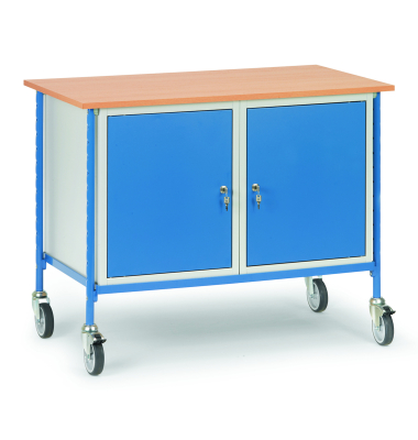 Rolltisch +2Stahlschr&auml;nke 1120x650mm