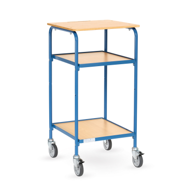 Stehpult, , rechteckig, buche / blau