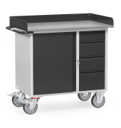 Werkstattwagen T&uuml;r +4Sch&uuml;be +Abrollband