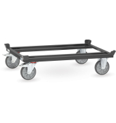 Paletten-Fahrgestell TPE-R&auml;der 1210x282x810mm