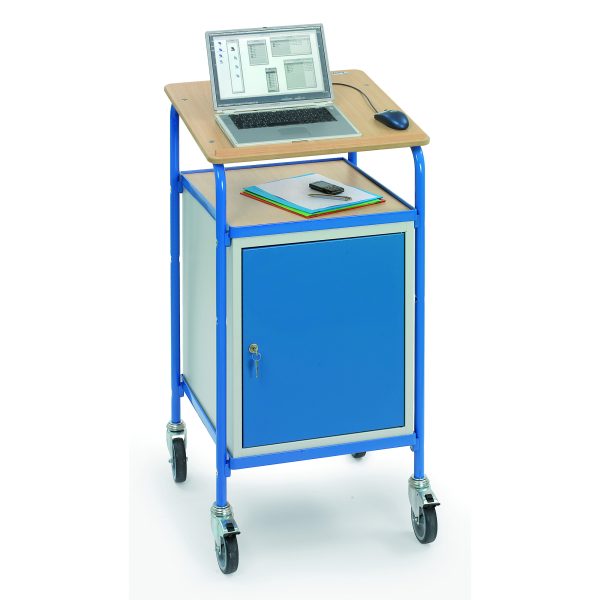 4017976658360 - Fetra - Rollpult mit Schreibfläche und Stahlschrank