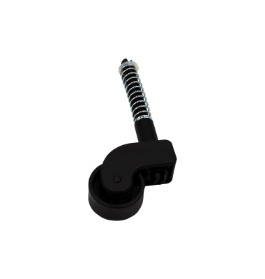 Rollhocker 02018001, schwarz, Kunststoff