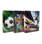 Heftbox Kids Boys 2056344-99, A4 farbig sortiert, 4cm F&uuml;llh&ouml;he, Karton papierkaschiert