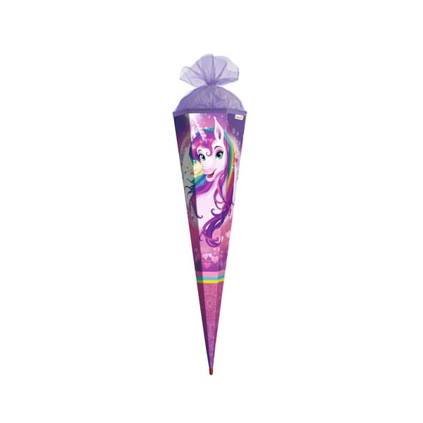 Roth Schultüte 678854, Einhorn, 85cm, 6-eckig 4028279853994 Roth