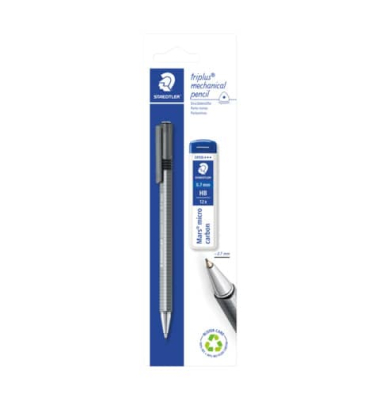 Feinminenstift, 77427BK25D, H&auml;rte B, 0,7mm, grau
