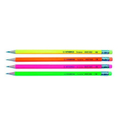 Bleistift mit Radierer Swano HB neonpink