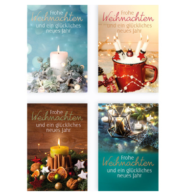 Weihnachtlicher Anh&auml;nger 5ST sortiert
