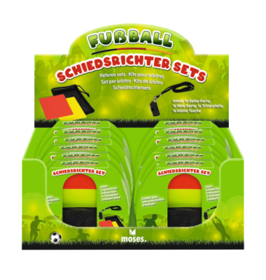 Schiedsrichter Set Fu&szlig;ball