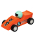 Kleine Rennwagen mit R&uuml;ckziehmotor
