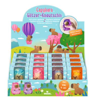 Capybara Glitzer-Knautschi