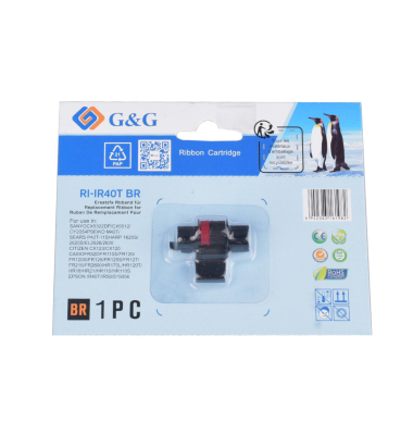 Farbrolle wie Epson IR40T Gr745 sw/rt