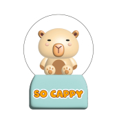 Schneekugel Capybara