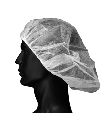 Baretthaube wei&szlig; 100St