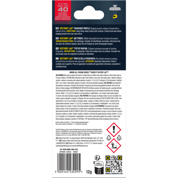 5020144232995 - Lufterfrischer E304259200 Oracle Red Bull Racing 5020144232995 ArmorAll