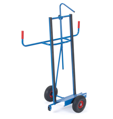 Plattenkarre Luftr&auml;der +Niederhalter 350kg