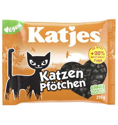 Lakritz Katzen Pf&ouml;tchen 210g