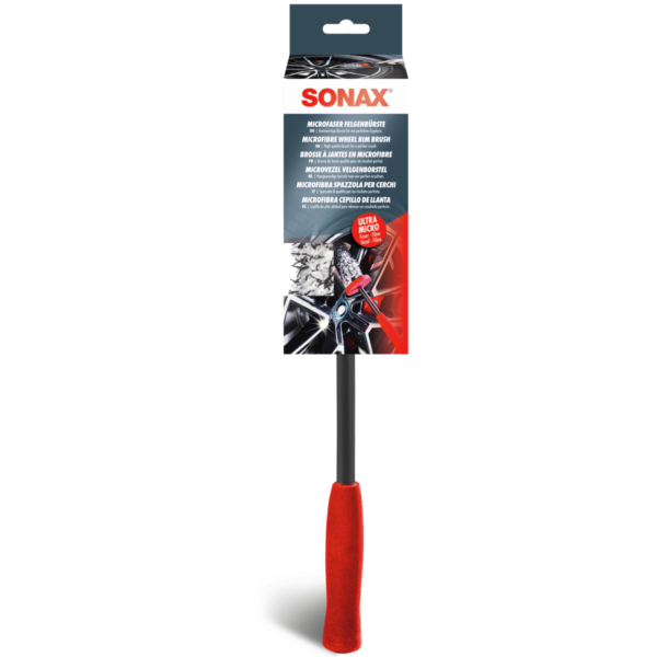 4064700417946 - Felgenbürste Microfaser rot schwarz Kunststoff 1 St