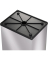 Abfalleimer Big-Box Swing L 33,9 x 54,5 x 26 cm (B x H x T) 35l Stahlblech silber 1 Sortierfach