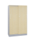 Fl&uuml;gelt&uuml;renschrank Asisto 142012000S10063, abschlie&szlig;bar, 4 OH, wei&szlig;aluminium/k&ouml;nigsahorn, 100x163,5x43,5cm (BxHxT)