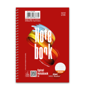 Collegeblock 044150020 Style Notebook / kariert mit Rand, A6, 70g, 160 Blatt