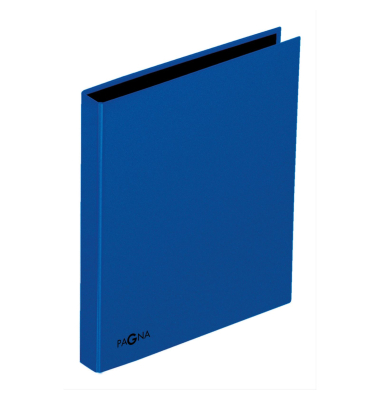 Ringbuch Basic Colours 20407-06, A5 2 Ringe 25mm Ring-&Oslash; Polyproplyen (PP) kaschierte Pappe blau