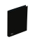 Ringbuch Basic Colours 20605-01, A4 4 Ringe 25mm Ring-&Oslash; Karton, PP-kaschiert schwarz