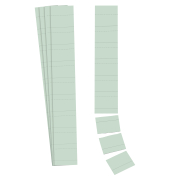 Einsteckkarten 140709 Planrecord, 70x32mm, grau, 190g