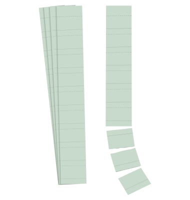 Einsteckkarten 140709 Planrecord, 70x32mm, grau, 190g
