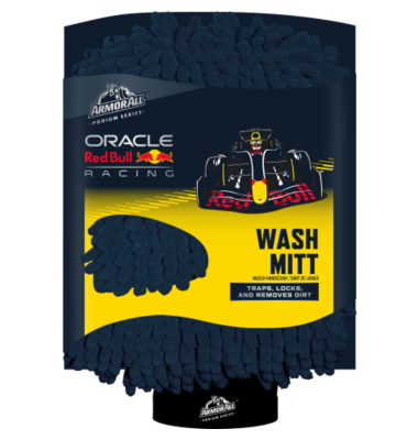 Waschhandschuh Oracle Red Bull Racing, schwarz
