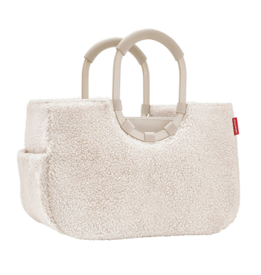 Einkaufstasche Loopshopper M, Teddy Sand, OS1042, 12 Liter, au&szlig;en 40x20x26cm, Polyester (Recycling-PET), beige