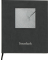 Kondolenzbuch 510090 schwarz 21x24cm 288 Seiten Ledereinband