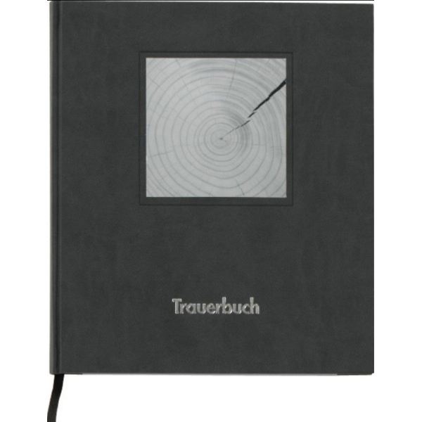 DFW Kondolenzbuch 510090 schwarz 21x24cm 288 Seiten Ledereinband 4016182510905 DFW