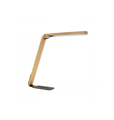 LED-Lampe aus Holz und Metall