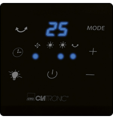 Keramikheizl&uuml;fter HL 3763 ws/sw