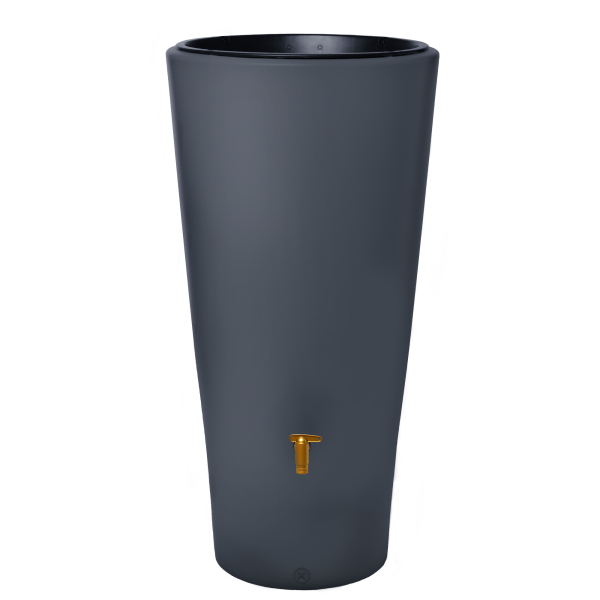 Regenspeicher VASO UV- und witterungsbeständig Volumen 220 l graphitgrau kaiserkraft