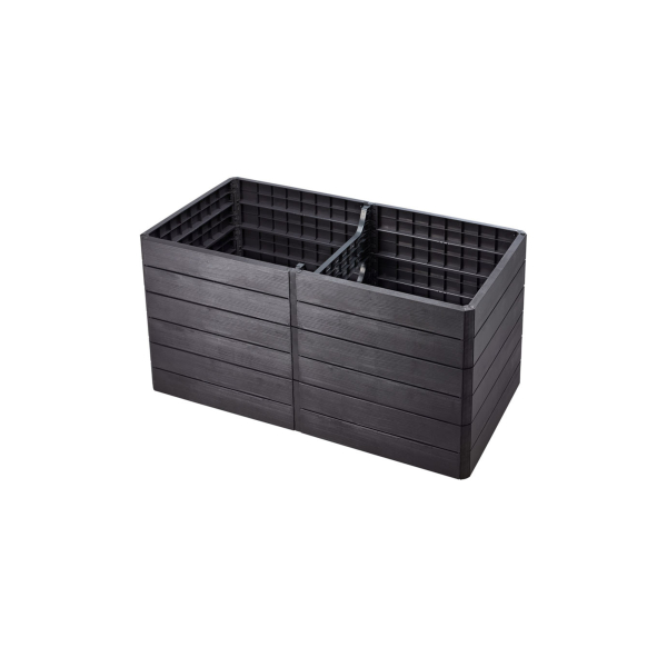 GARANTIA ERGO QUADRO 2 L 75 Hochbeet Wood inkl Wassersparsystem