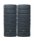 Wandtank SLIM STONE DECOR-SET 2x500l graphite