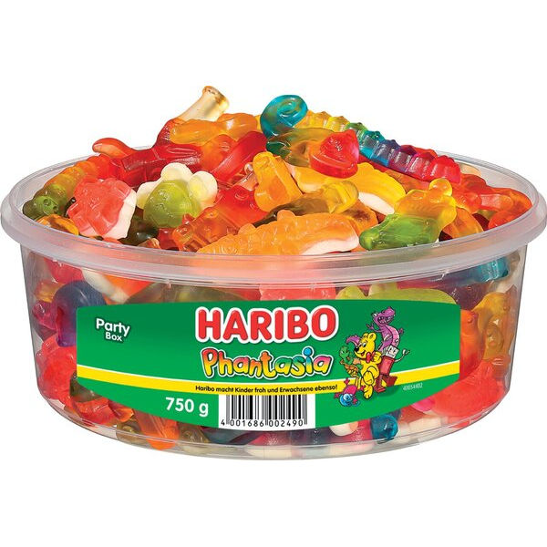 4255704321821 - Phantasia 1 KG Party Box Fruchtgummi mit Schaumzucker gratis 4255704321821 Haribo