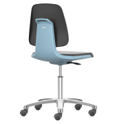 Laborstuhl Labsit 9123-2000 blau/schwarz