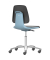 Laborstuhl Labsit 9123-2000 blau/schwarz