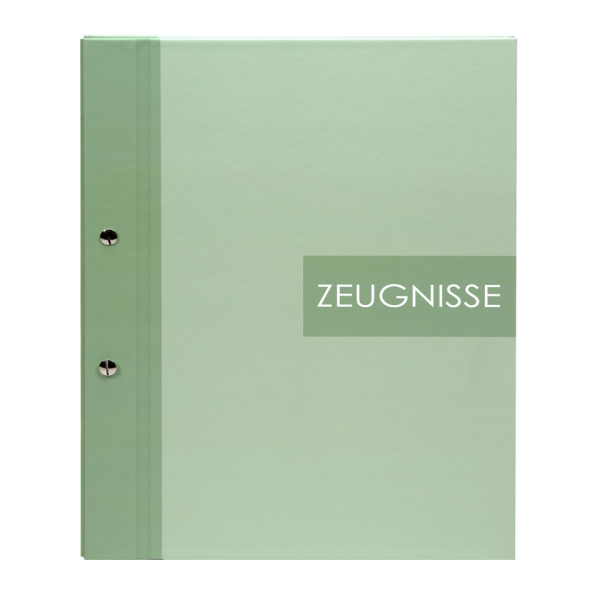 Goldbuch Zeugnismappe Zweiklang 36 014, matcha ohne, A4, 12 Hüllen 4009835360149 Goldbuch